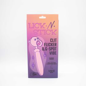 Lick n' Stick Clit Flicker and G Spot Vibrator