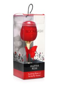 Bloomgasm Flutter Rose Sucking Rose with Butterfly Teaser
