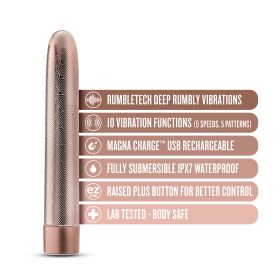 The Collection  Lattice  7 Inch Rechargeable Vibe