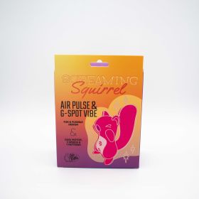 Screaming Squirrel Air Pulse and G Spot Vibrator