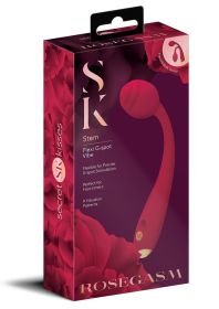 Rosegasm Long Stem Flexi G Spot Vibe Rose