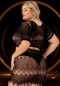 2 Piece Crop Top and Skirt Set