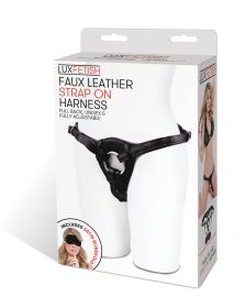 Patent Leather Strap on Harness