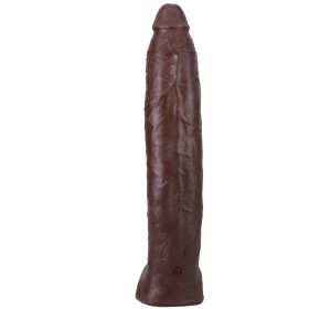 Signature Cocks  Damion Dayski   12 Inch Ultraskyn Cock With Removable Vac U Lock Suction Cup   Chocolate