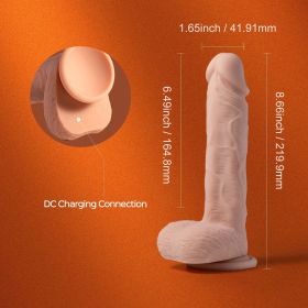 Paxton App Controlled 7.5" Realistic Thrusting Penetrator Dildo